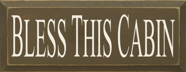 Shown in Old Brown with Cream lettering