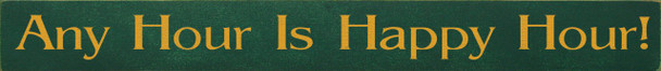 Shown in Old Green with Mustard lettering