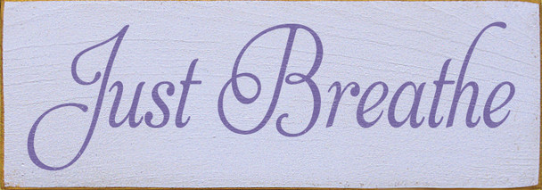 Shown in Old Lavender with Purple lettering