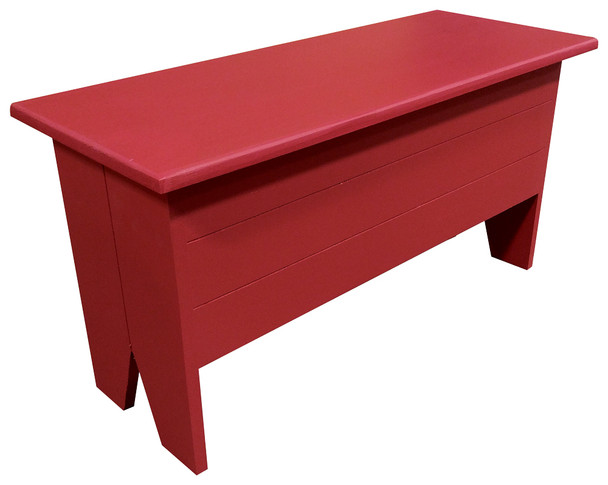 Wooden Storage Bench Solid Wood Storage Bench Farmhouse Wood Storage Bench Sawdust City Llc