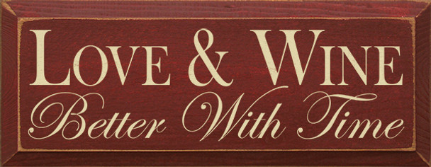 Shown in Old Burgundy with Cream lettering