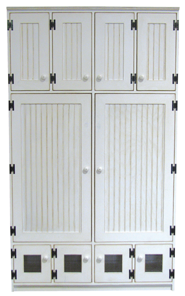 CUSTOM - 2 Big Lockers With Doors | Custom Pine Lockers | Sawdust City Custom Furniture