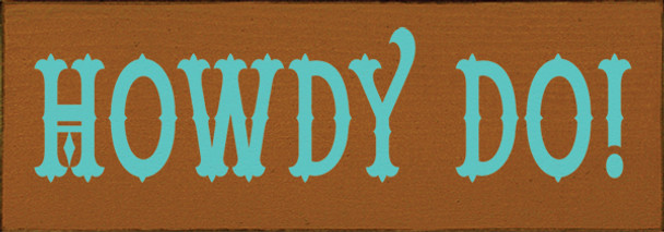 Shown in Old Caramel with Aqua lettering