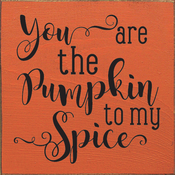 You Are The Pumpkin To My Spice | Cute  Signs | Sawdust City Wood Signs