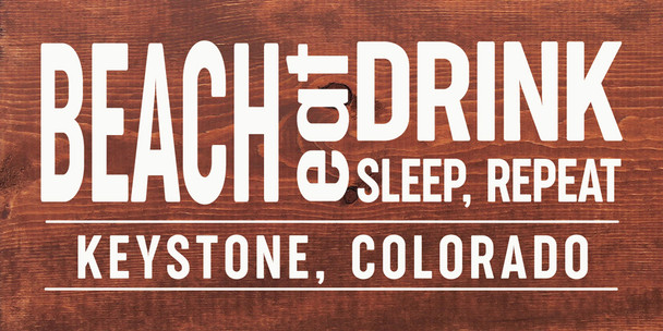 Beach-Eat-Drink-Sleep-Repeat |Custom City & State