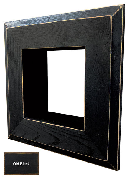 Wood Shadow Box - Old Black