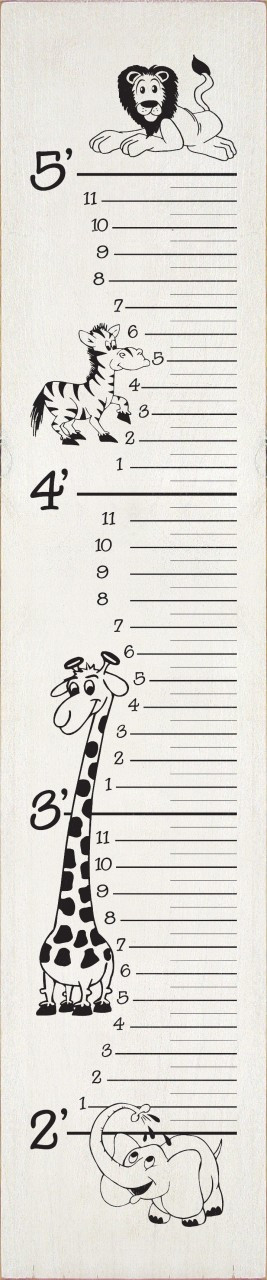 Growth Chart Children's Growth Chart Wood Sign Sawdust City Wood Signs