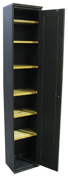 CUSTOM with Adjustable Shelves Custom Pine