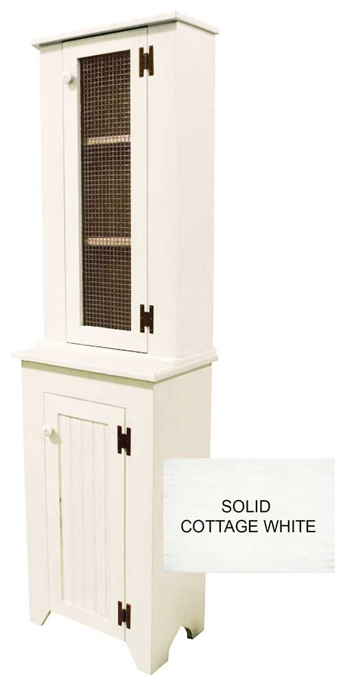 Jelly Cupboard & Hutch Set Pine Kitchen Furniture Sawdust City LLC