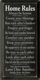 Home Rules - Always be honest - Proverbs 12:22...|Wood Sign With Bible Verses| Sawdust City Wood Signs
