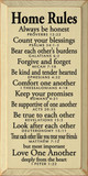 Home Rules - Always be honest - Proverbs 12:22...|Wood Sign With Bible Verses| Sawdust City Wood Signs