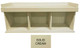 Wood Cubby Bench| Bench with Shoe Storage | Storage Bench with Matching Shelf for Entryways & Mudrooms