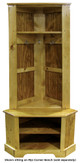 Corner Locker 50" tall | Wood Mudroom Furniture | Sawdust City Pine Furniture