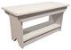 Retail Coffee Table/Bench | Solid Pine Bench Retail | In Old Cottage White