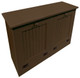 Tilt-Out Trash & Recycling Bins Shown in Solid Brown
