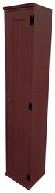 American Pine Hall Tree Cabinet by Sawdust City - Shown in Solid Burgundy