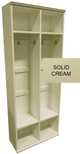 Entry Locker Shown in Solid Cream