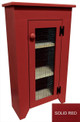 Kitchen Cabinet in Solid Red