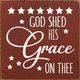 God Shed His Grace On Thee |Patriotic Wood Signs | Sawdust City Wood Signs