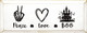 Peace * Love * Boo | Shown in Cottage White with Black | Wooden Halloween Signs | Sawdust City Wood Signs