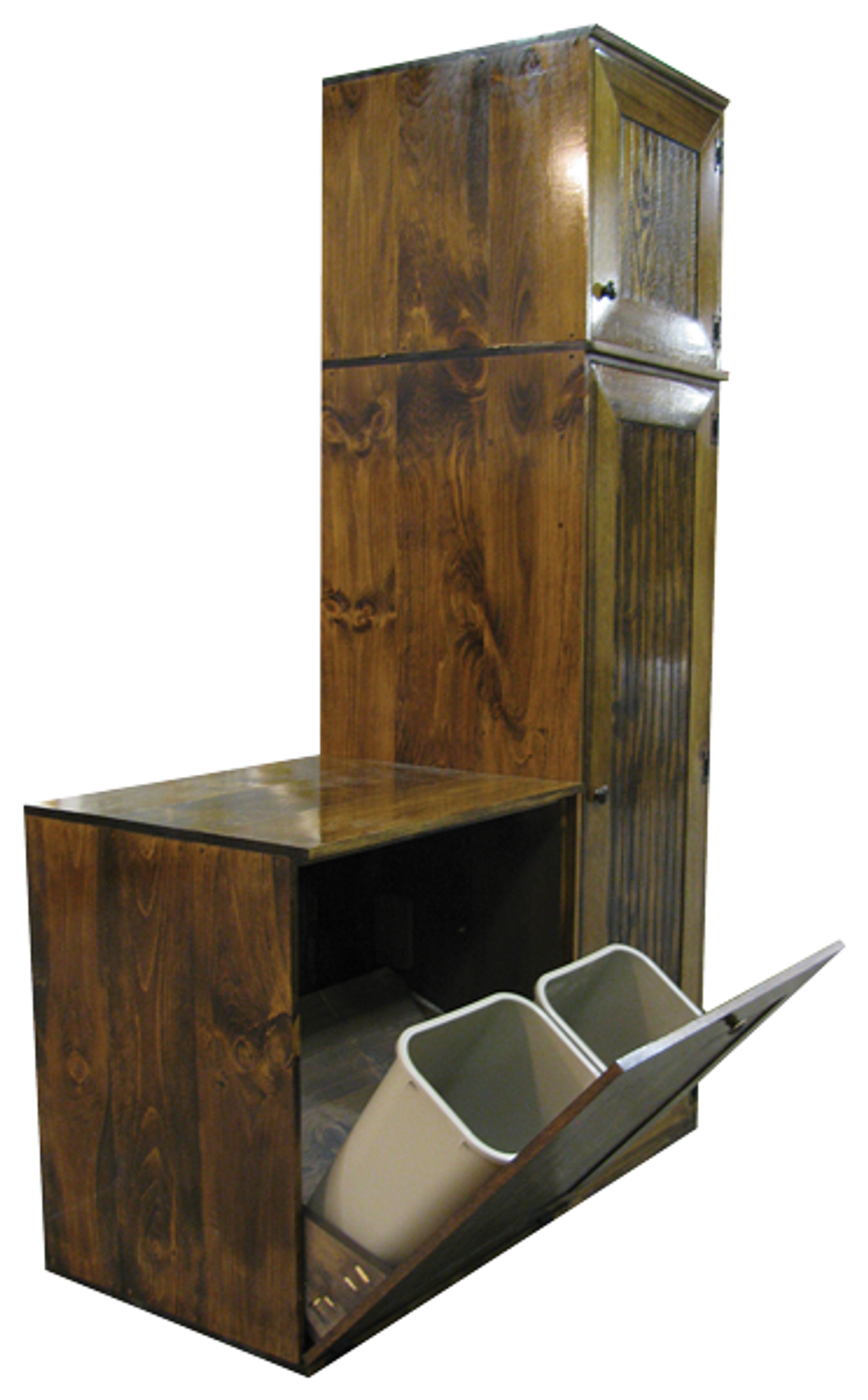 CUSTOM TallBase Display Hutch Custom Pine Hutch Sawdust City