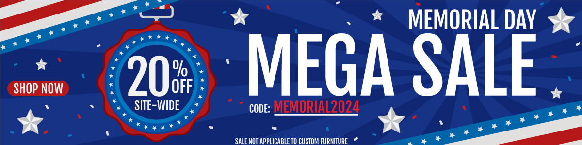 Memorial Day Mega Sale 20% Off with code: Memorial2024