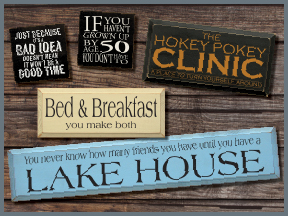 Wood Signs With Funny Sayings and Quotes