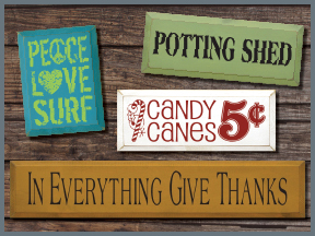 Holiday & Seasonal Wood Signs With Sayings And Quotes