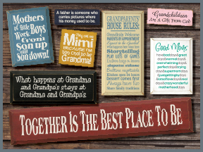 Grand Parent And Parent Wooden Signs With Sayings And Quotes