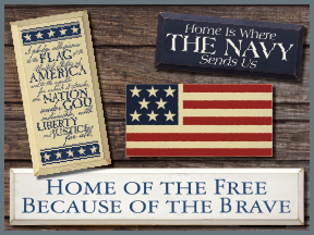 Patriotic Wood Signs With Sayings and Quotes