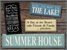 Summer Wood Signs With Sayings and Quotes