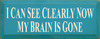 Shown in Old Turquoise with Cream lettering