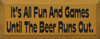 Shown in Old Gold with Black lettering