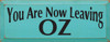 You Are Now Leaving Oz |Wizard of Oz Wood Sign| Sawdust City Wood Signs
