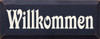 Willkommen |German Welcome Wood Sign | Sawdust City Wood Signs