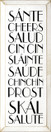 Sante-Cheers-Salud-Cin Cin-Slainte-Saude-Chinchin-Prost-Skal-Salute |Cheers Wood Sign | Sawdust City Wood Signs