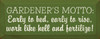 Shown in Old Moss with Cream lettering