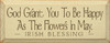 Shown in Old Cream with Brown lettering