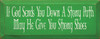 Shown in Old Kelly with Cream lettering