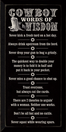 Cowboy Words of Wisdom: Never kick a fresh turd on a hot day.. |Cowboy Wisdom Wood Sign| Sawdust City Wood Signs