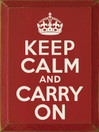 Keep Calm and Carry On |Keep Calm Wood Sign | Sawdust City Wood Signs
