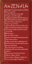 A to ZEN of Life: Avoid negative sources, people |A To  ZEN Wood Sign With Famous Quotes | Sawdust City Wood Signs