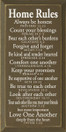 Home Rules - Always be honest - Proverbs 12:22...|Wood Sign With Bible Verses| Sawdust City Wood Signs