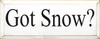 Got Snow? |Seasonal Wood Sign| Sawdust City Wood Signs