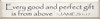 Shown in Cottage White with Black Lettering