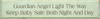 Shown in Old Baby Green with Brown lettering