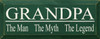 Grandpa - The Man The Myth The Legend|Grandpa Wood Sign| Sawdust City Wood Signs