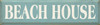 Beach House | Summer Wood Sign  | Sawdust City Wood Signs