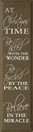At Christmas Time Be Filled With The Wonder Be.. (Vertical) |Christmas Mirical Wood Sign| Sawdust City Wood Signs