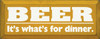 Shown in Old Mustard with Cottage White lettering